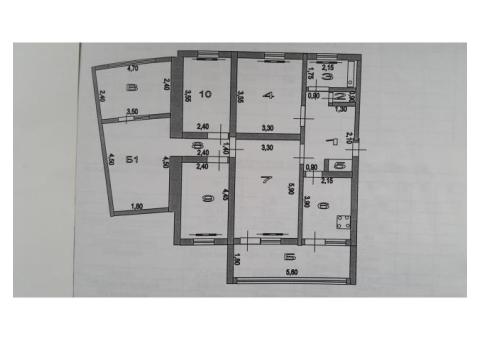 Продаю квартиру 4комн.кирпич. +998999517578
